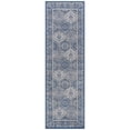 thumbnail image 1 of Madison Traditional 2' x 10' Navy and Cream Polypropylene Indoor Area Rug, 1 of 7