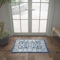 thumbnail image 1 of Madison Traditional 2' x 3' Dark Blue Polypropylene Indoor Area Rug, 1 of 9