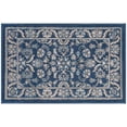thumbnail image 1 of Madison Traditional 2' x 3' Dark Blue Polypropylene Indoor Area Rug, 1 of 7