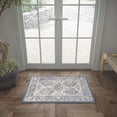 thumbnail image 1 of Madison Traditional 2' x 3' Gray and Cream Polypropylene Indoor Area Rug, 1 of 9