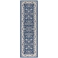 thumbnail image 1 of Madison Traditional 2' x 7' Dark Blue Polypropylene Indoor Area Rug, 1 of 7