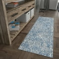 thumbnail image 1 of Madison Traditional 2' x 7' Dark Gray Polypropylene Indoor Area Rug, 1 of 9