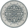 thumbnail image 1 of Madison Traditional 5' Round Gray Polypropylene Indoor Area Rug, 1 of 8