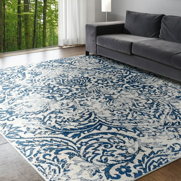 Tapis Turc Madison Park Camdyn Tissé - Moelleux 3'11x5'11 Ft, Couleur Crème - Déco Salon, Chambre, Intérieur
