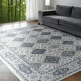 thumbnail image 1 of Madison Traditional 5' x 7' Cream and Gray Polypropylene Indoor Area Rug, 1 of 9