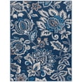 thumbnail image 1 of Madison Traditional 5' x 7' Dark Blue Polypropylene Indoor Area Rug, 1 of 7