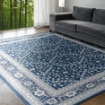thumbnail image 1 of Madison Traditional 5' x 7' Navy and Cream Polypropylene Indoor Area Rug, 1 of 9