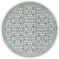 thumbnail image 1 of Madison Traditional 8' Round Gray Polypropylene Indoor Area Rug, 1 of 8