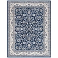 thumbnail image 1 of Madison Traditional 8' x 10' Dark Blue Polypropylene Indoor Area Rug, 1 of 7