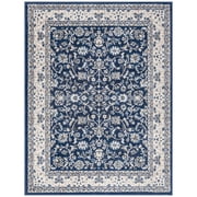 8x10 Traditional Dark Blue Large Area Rugs for Living Room | Bedroom Rug | Dining Room Rug | Indoor Entry or Entryway Rug | Kitchen Rug | Alfombras para Salas 7'10'' x 10'3''