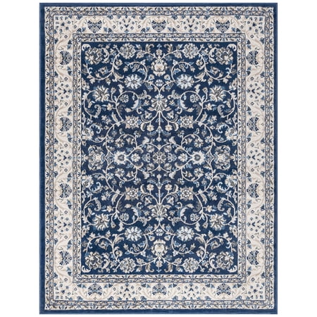 8x10 Traditional Dark Blue Large Area Rugs for Living Room | Bedroom Rug | Dining Room Rug | Indoor Entry or Entryway Rug | Kitchen Rug | Alfombras para Salas 7'10'' x 10'3''