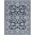 thumbnail image 1 of Madison Traditional 9' x 12' Dark Blue Polypropylene Indoor Area Rug, 1 of 7