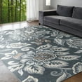 thumbnail image 1 of Madison Traditional 9' x 12' Dark Gray Polypropylene Indoor Area Rug, 1 of 9