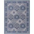 thumbnail image 1 of Madison Traditional 9' x 12' Navy and Cream Polypropylene Indoor Area Rug, 1 of 7