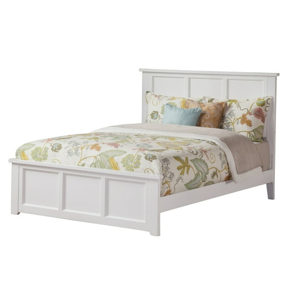Madison Traditional Bed with Matching Foot Board in Multiple Colors and Sizes
