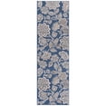 thumbnail image 1 of Madison Transitional 2' x 7' Navy and Cream Polypropylene Indoor Area Rug, 1 of 7