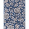 thumbnail image 1 of Madison Transitional 5' x 7' Navy and Cream Polypropylene Indoor Area Rug, 1 of 7