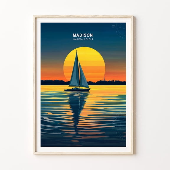 Madison United States Minimalist City Home Decor