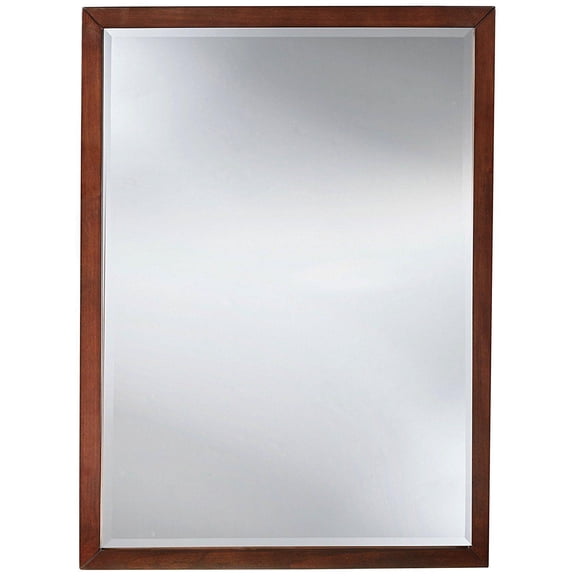 Madison Vertical Framed Mirror with Beveled Glass