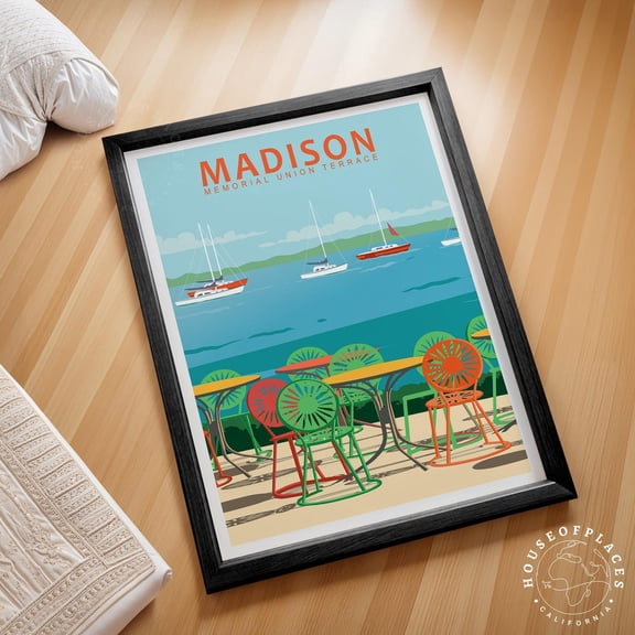 Madison Wisconsin Scenic City Home Decor