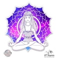 thumbnail image 1 of Maditate Mandala Spiritual Namaste - 3" Vinyl Sticker - For Car Laptop I-Pad Phone Helmet Hard Hat - Waterproof Decal, 1 of 1