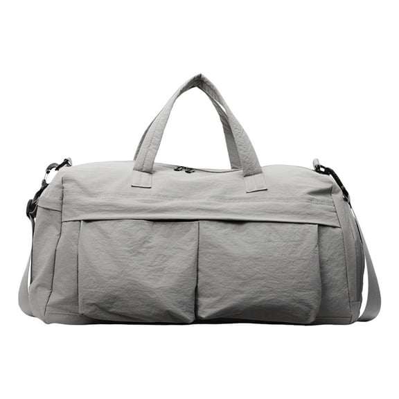Madiva Travel Duffle Bags Overnight Bags for Women Men, Weekenders Sports duffle Bags with Shoe Compartment, Hospital Bags for Labor and Delivery, Gray