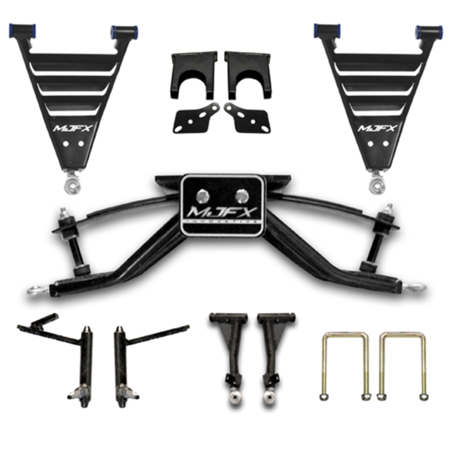 Madjax Heavy Duty Lift Kit for Club Car DS Golf Cart Models | 6 Inch A-Arm Lift Kit | Compatible with 1982-2003.5 Models with Metal Dust Covers