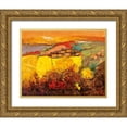 thumbnail image 1 of Madjid 14x12 Gold Ornate Wood Framed with Double Matting Museum Art Print Titled - Rapsfeld, 1 of 4