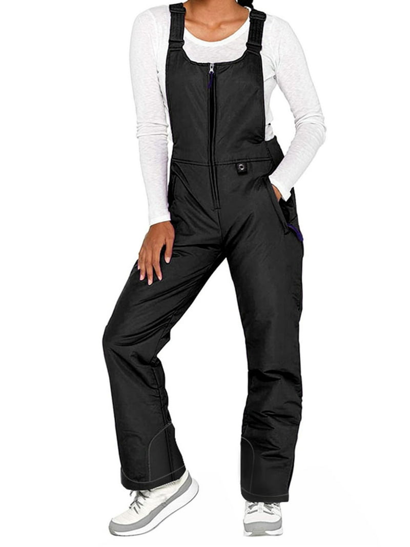 Madjtlqy Womens Waterproof Snow Bibs Insulated Bib Overalls Ski