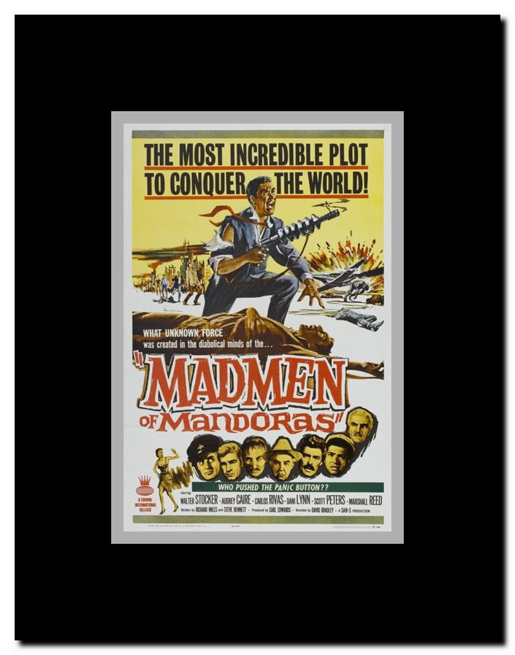 Madmen of Mandoras Framed Movie Poster