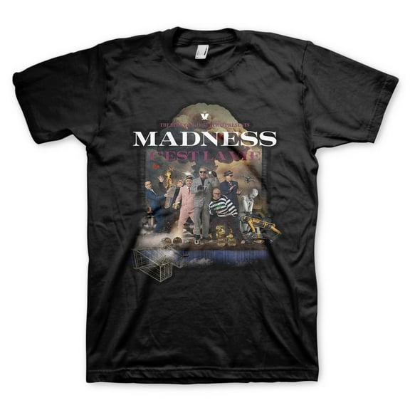 Madness Men's Theater of the Absurd T-Shirt Black Medium | Officially Licensed Merchandise
