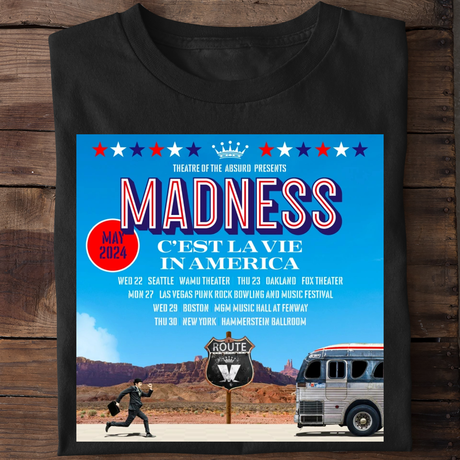 Madness Tour 2024 Collection Gift For Fan S to 5XL T shirt