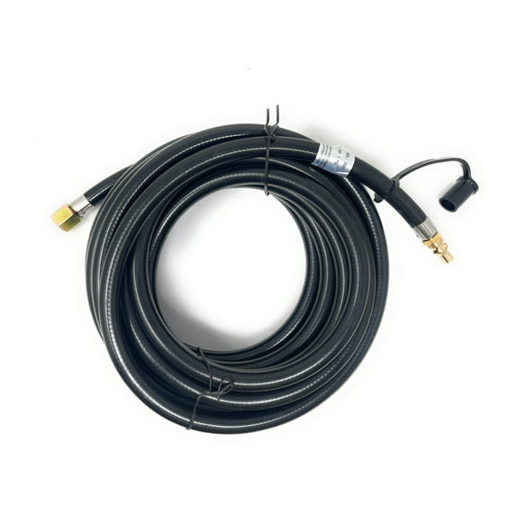 Madol 24 feet Low Pressure Propane Quick-Connect Hose 3/8" Female Flare Nut Coupling x 3/8" Female Flare Quick Disconnect Propane Hose Extension