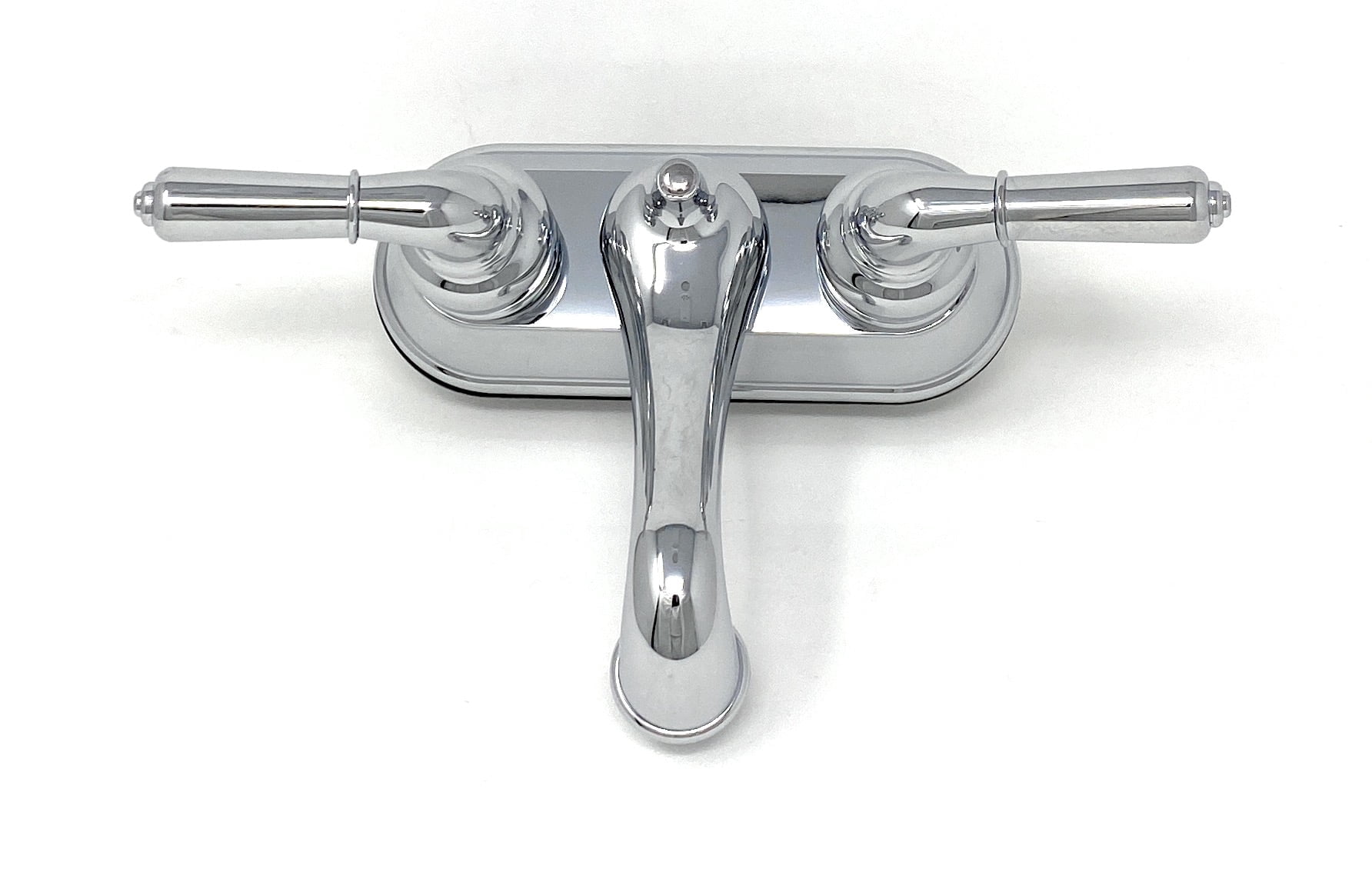 Madol Mobile Home RV Bathroom Basin Sink Faucet, 2-Handle, Chrome Plated ABS Construction [1108]