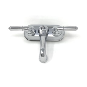 Madol Mobile Home RV Bathroom Basin Sink Faucet, 2-Handle, Chrome Plated ABS Construction [1108]