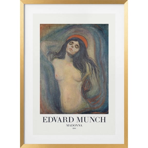 Madonna 1894 Framed Art Modern Wall Decor