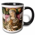 thumbnail image 1 of 3drose, Madonna and Child by Carlo Crivelli, 11oz Two-tone Black Mug, 1 of 6