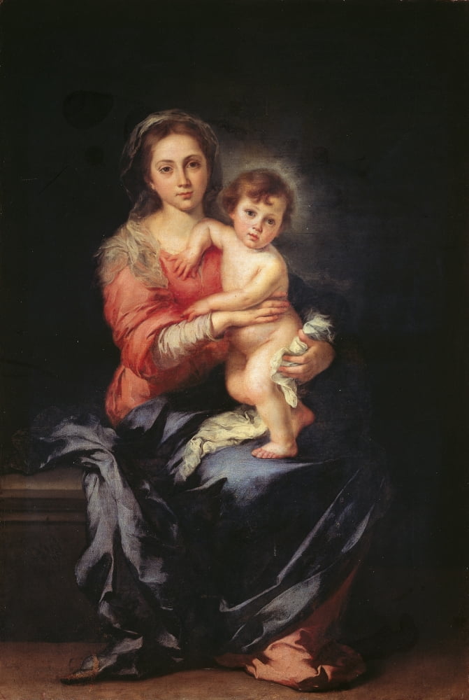 Madonna And Child Canvas Art - (18 x 24)