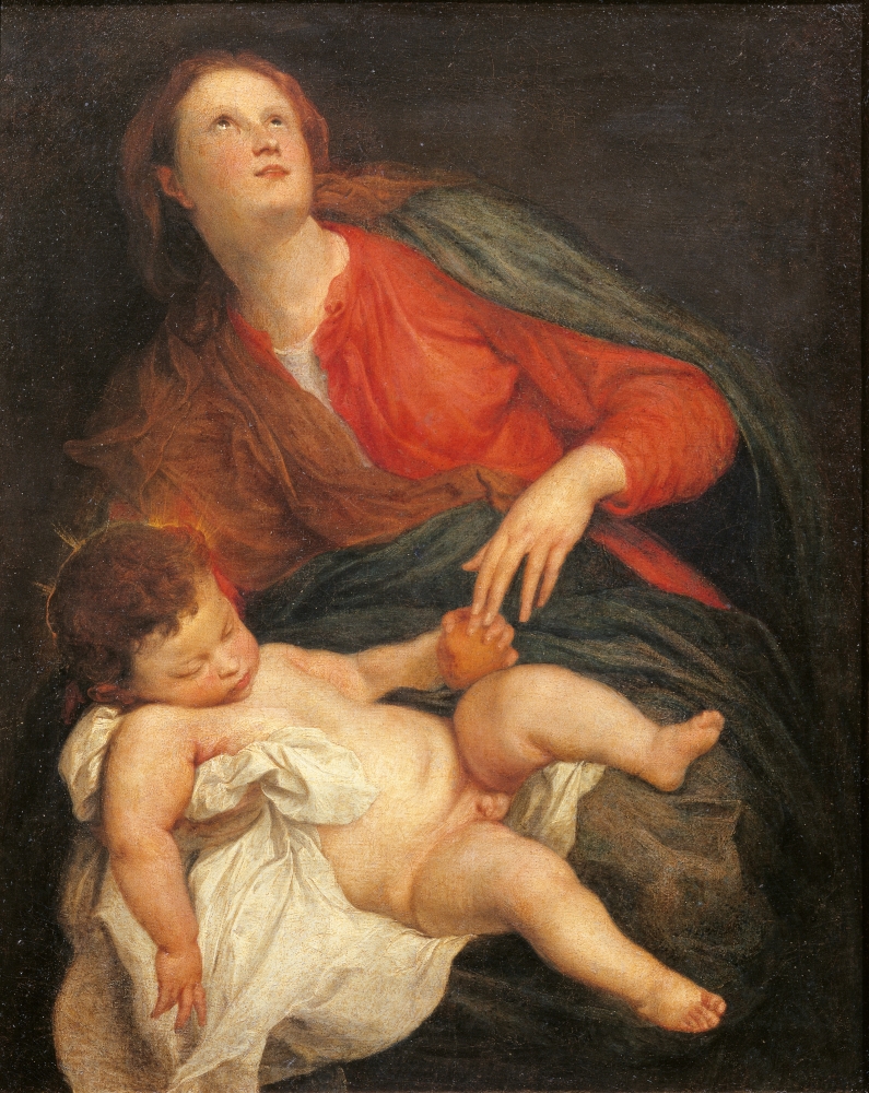 Madonna And Child Canvas Art - (18 x 24)