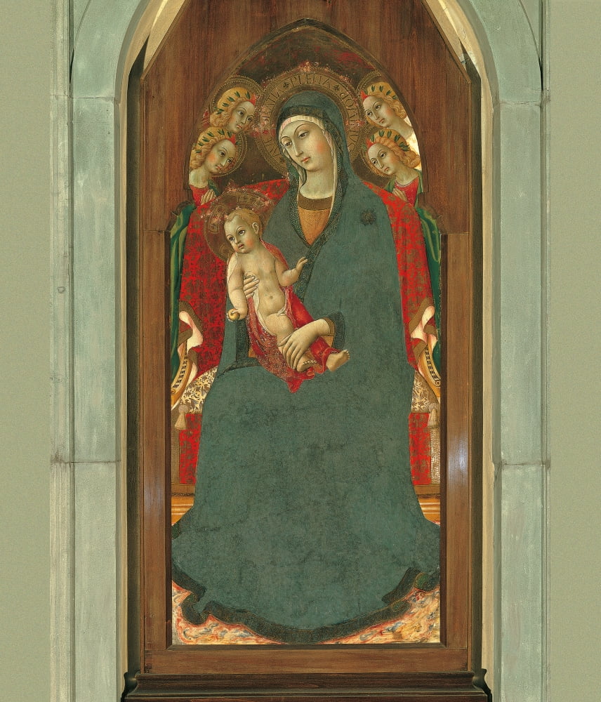 Madonna And Child With Saints Canvas Art - (18 x 24)