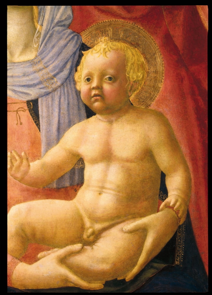 Madonna And Child With St Anne Canvas Art - (18 x 24)