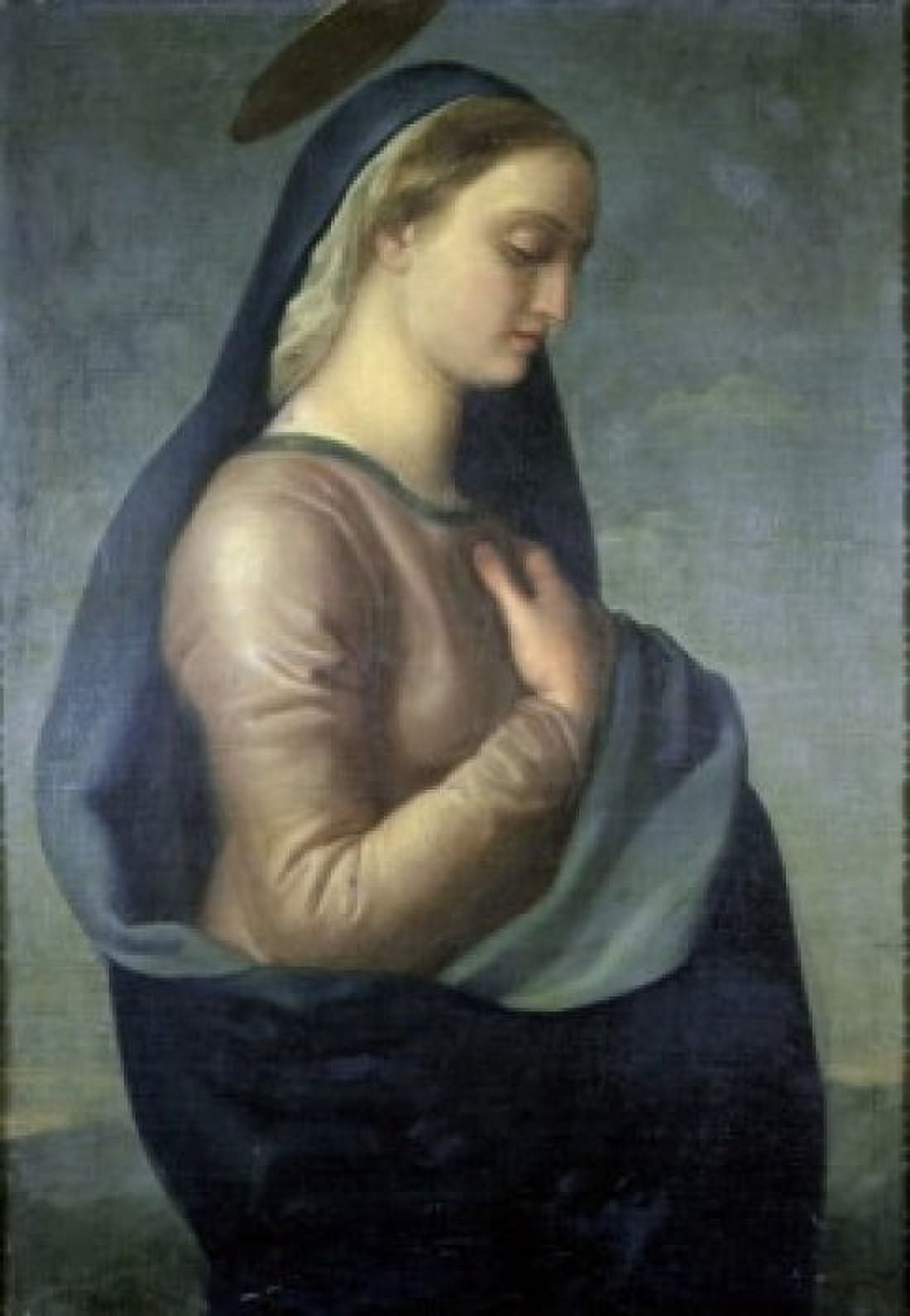 Madonna Antonio Cavallucci (1752-1795Italian) Private Collection of Princess Pallavicini Canvas Art - Antonio Cavallucci (24 x 36)
