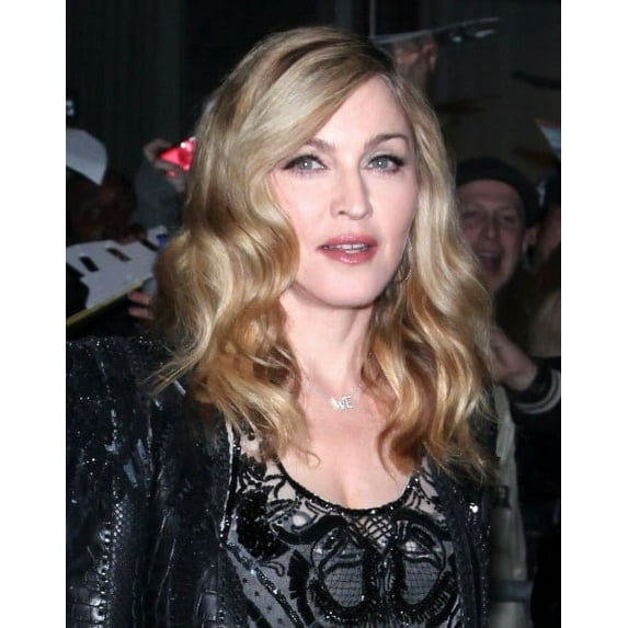 Madonna At Arrivals For Cinema Society And Piaget Screening Of W.E., Moma Museum Of Modern Art, New York, Ny December 4, 2011. Photo By: Andres Otero/Everett Collection Photo Print (16 x 20)