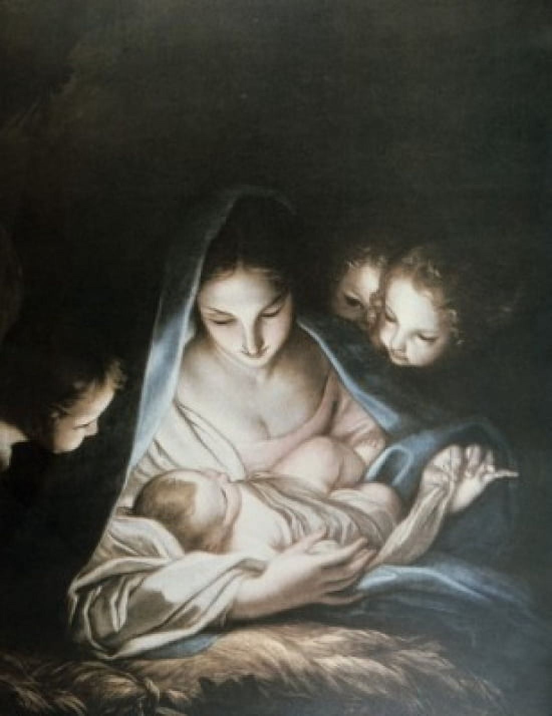 Madonna & Child #1 Carlo Maratti (1625-1713 Italian) Canvas Art - Carlo Maratti (18 x 24)
