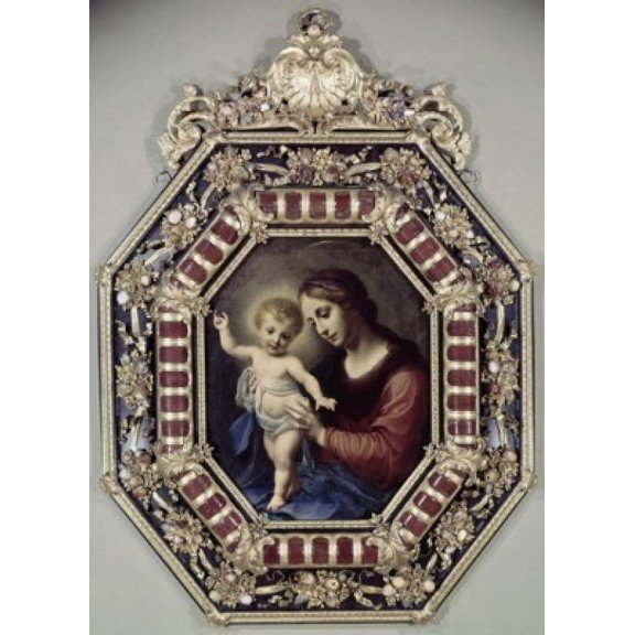 Madonna & Child Carlo Dolci (1616-1686 Italian) Canvas Art - Carlo Dolci (24 x 36)