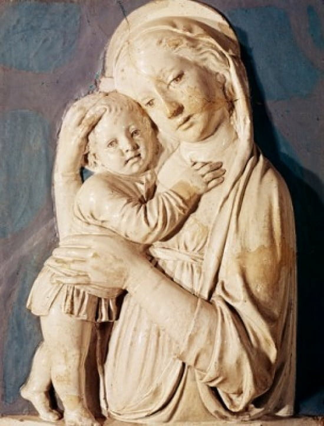 Madonna & Child Della Robbia Andrea (1435-1525Italian) Canvas Art - Andrea della Robbia (24 x 36)