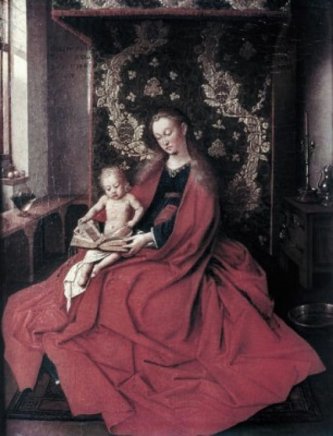 Madonna & Child Jan van Eyck (ca1390-1441 Netherlandish) Canvas Art - Jan van Eyck (18 x 24)