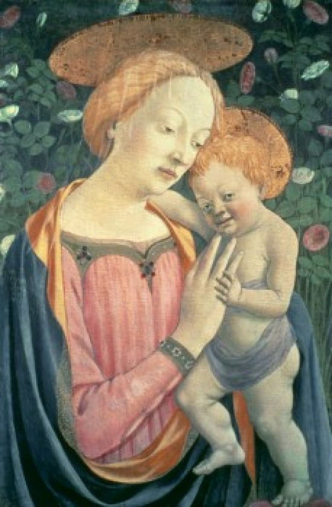 Madonna & Child ca 1450 Domenico Veneziano (ca 1400-1461Italian) Canvas Art - Domenico Veneziano (18 x 24)