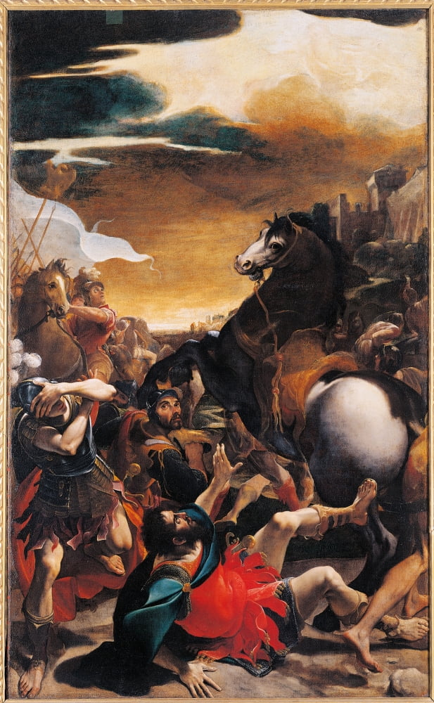 Madonna Degli Scalzi (Madonna With Child Between Saints Jerome And Francis) Canvas Art - (24 x 36)