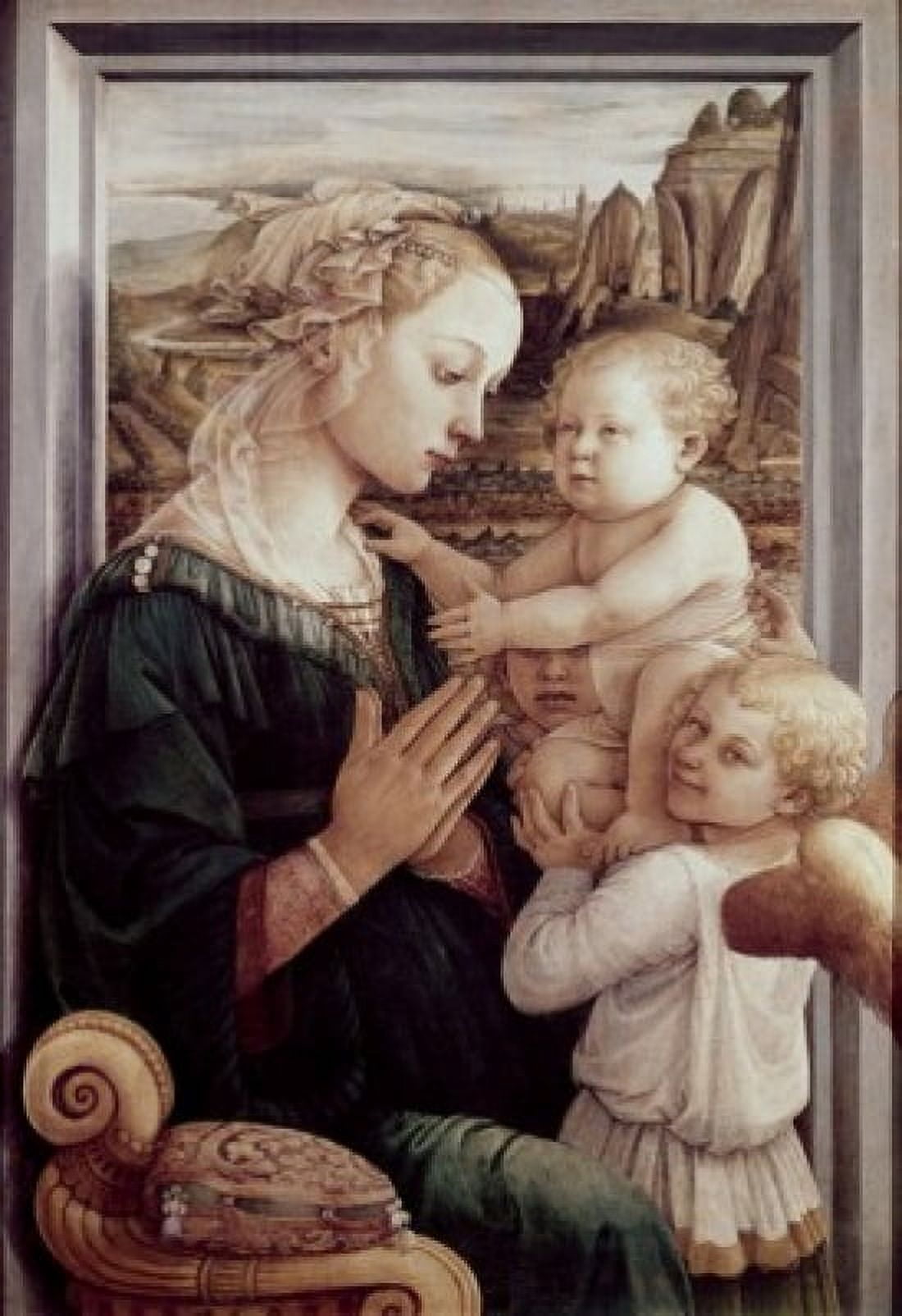Madonna Del Granduca 1505 Raphael (1483-1520 Italian) Oil On Wood Panel Palatine Gallery Palazzo Pitti Florence Italy Canvas Art - Raphael (24 x 36)